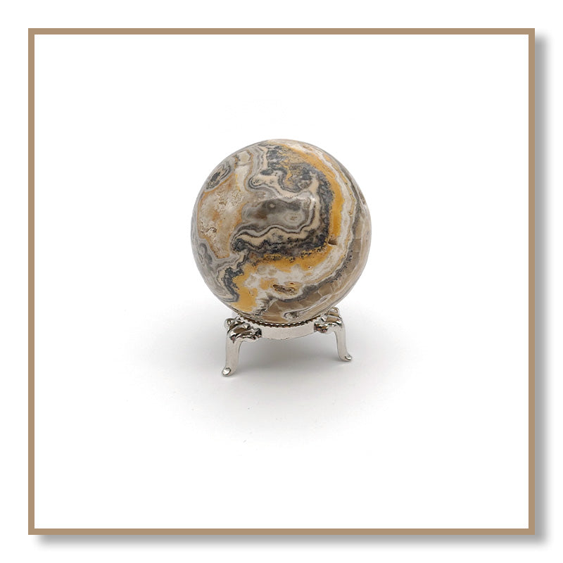 Black-Banded Bumble Bee Calcite Sphere