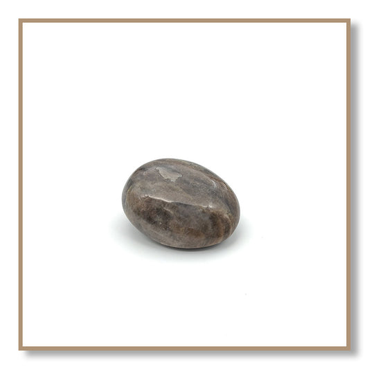 Black Moonstone Palm Stone