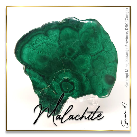 Malachite Slab Specimen