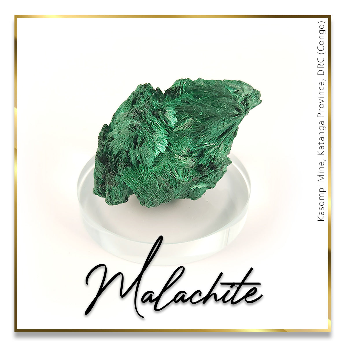 Fibrous Malachite Specimen 001