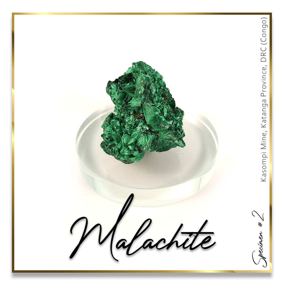 Fibrous Malachite Specimen 002