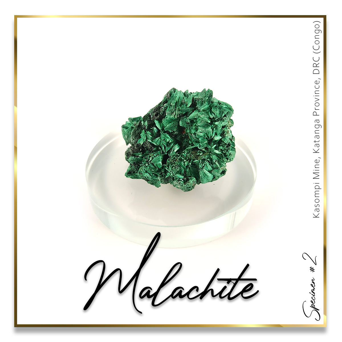 Fibrous Malachite Specimen 002
