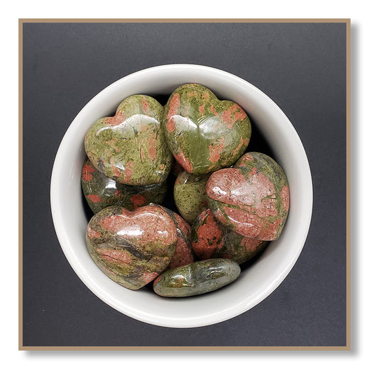 Unakite Heart