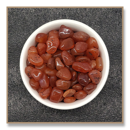 Carnelian Tumbled Stone (for Grids)