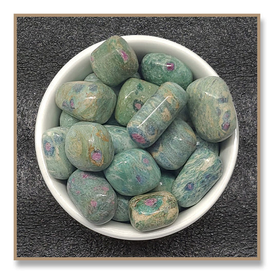 Ruby Fuchsite Tumbled Stone