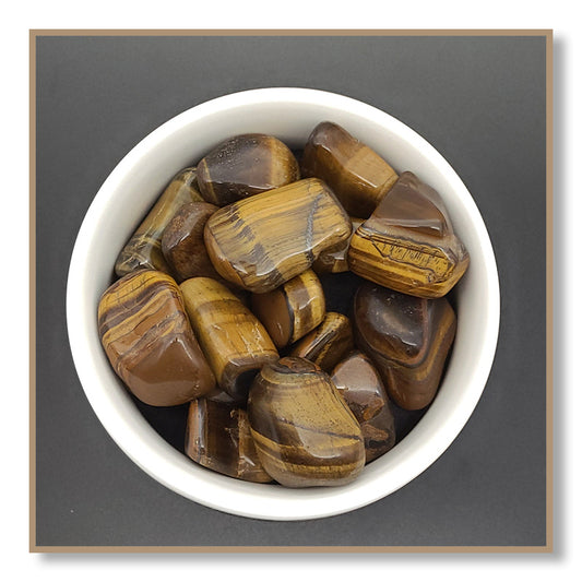 Golden Tiger's Eye Tumbled Stone