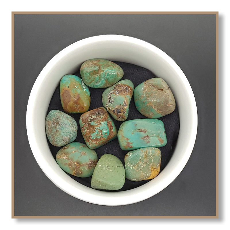 Turquoise Tumbled Stone