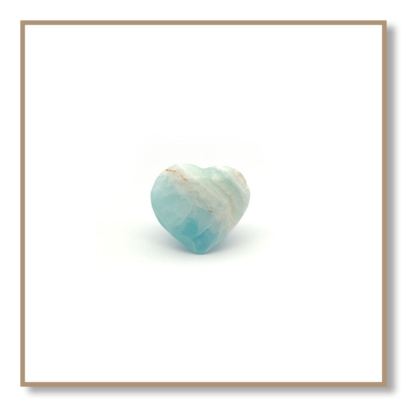 Caribbean Calcite Heart