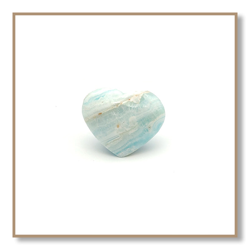 Caribbean Calcite Heart