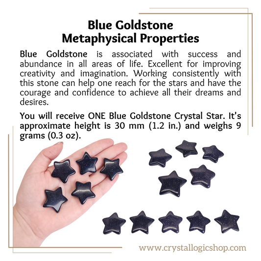 Blue Goldstone Star