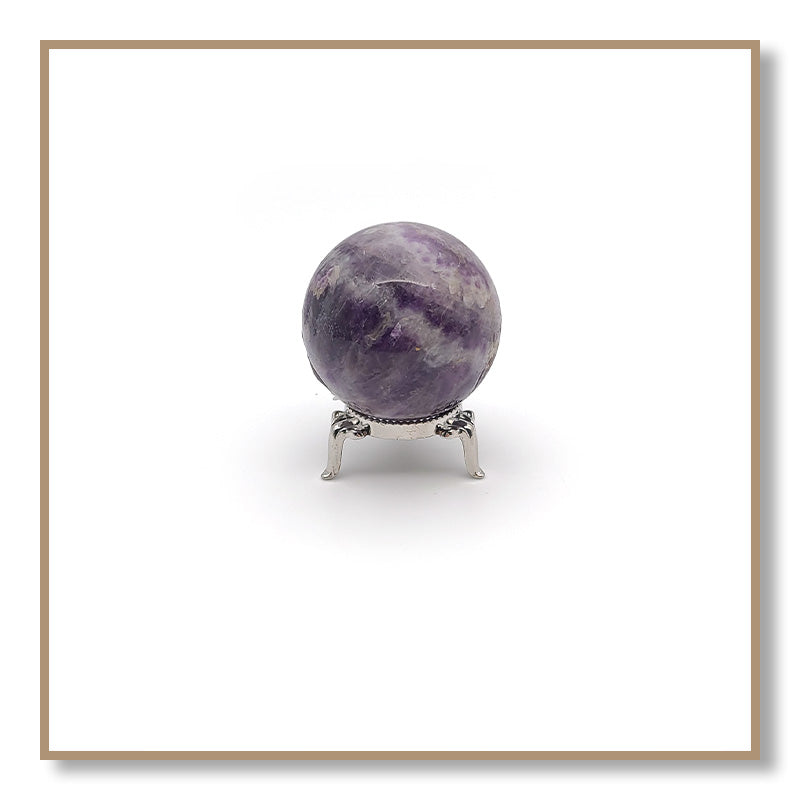 Chevron Amethyst Sphere