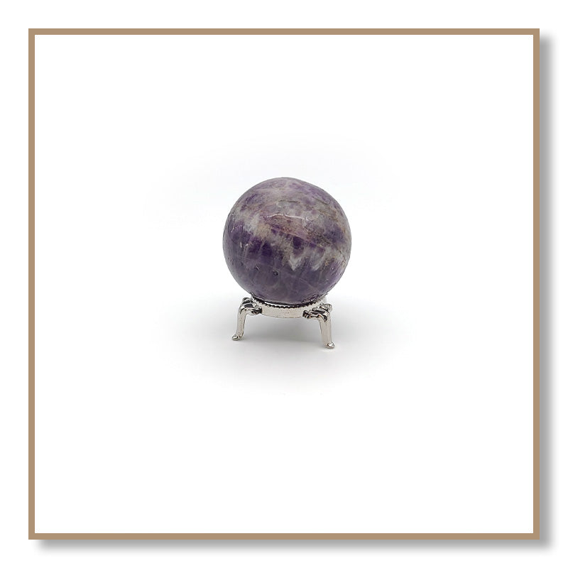 Chevron Amethyst Sphere