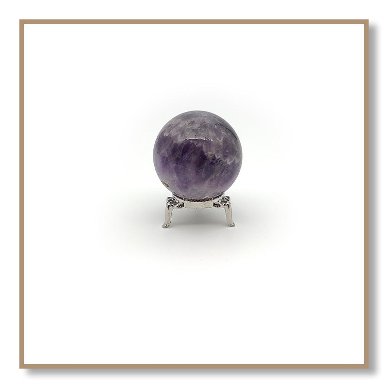 Chevron Amethyst Sphere