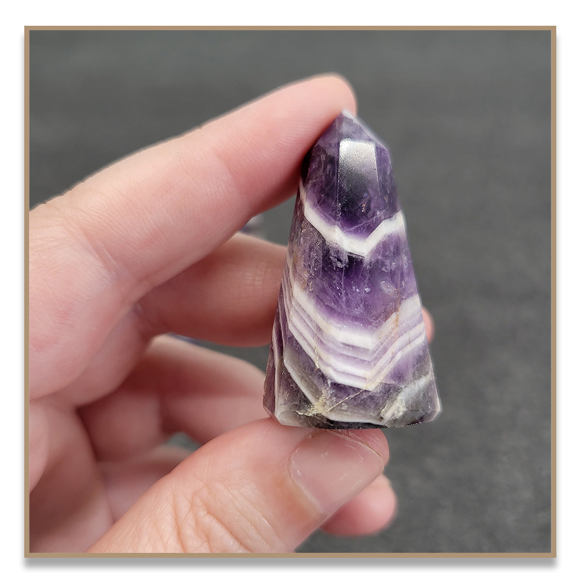 Chevron Amethyst Tower