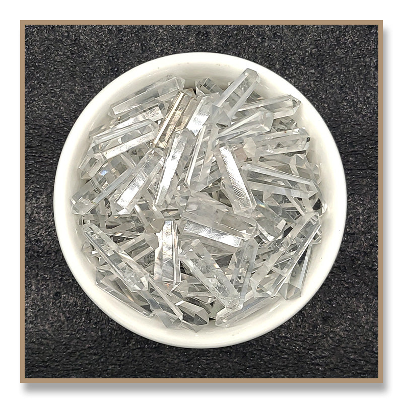 Clear Quartz Double Terminated Point (4-pack)