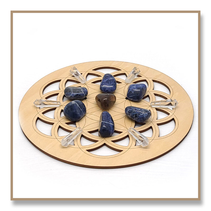 Crystal Grid Set - Clear Communication & Truth