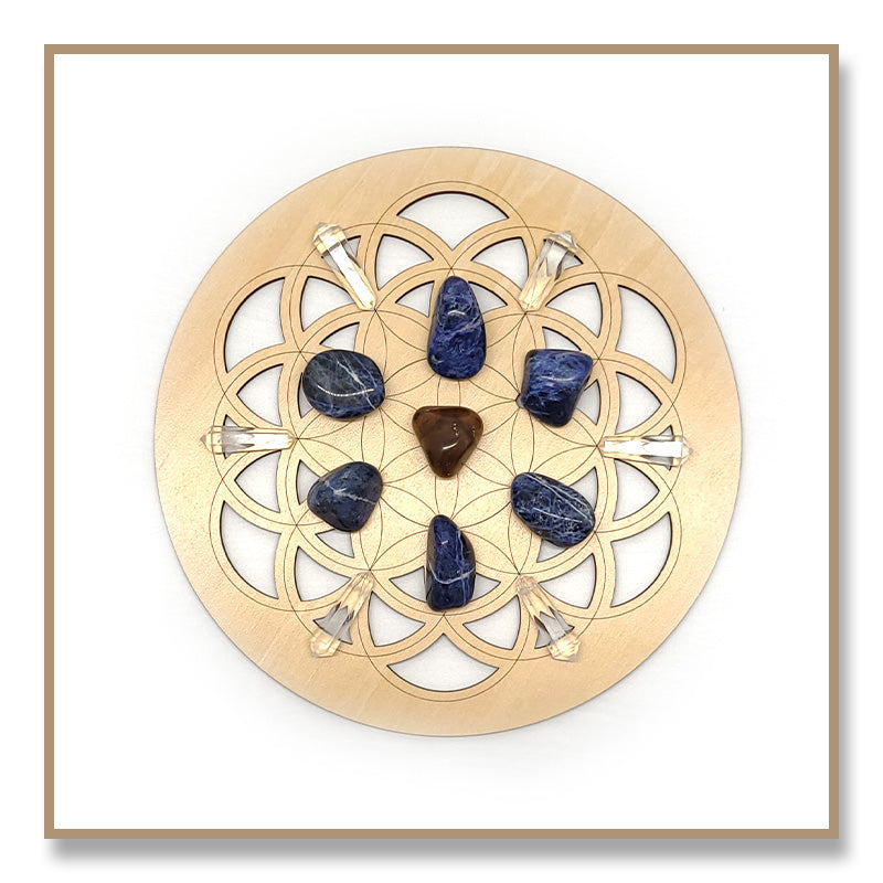 Crystal Grid Set - Clear Communication & Truth