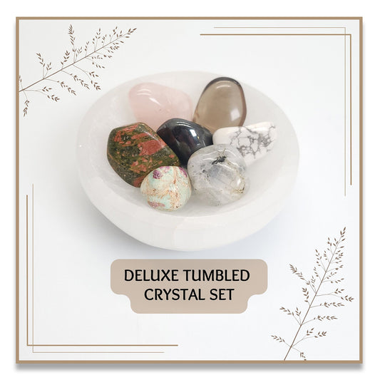 Deluxe Tumbled Crystal Set