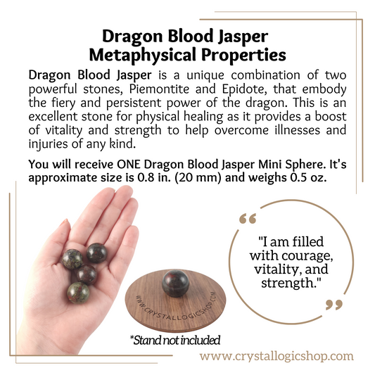 Dragon Blood Jasper Sphere