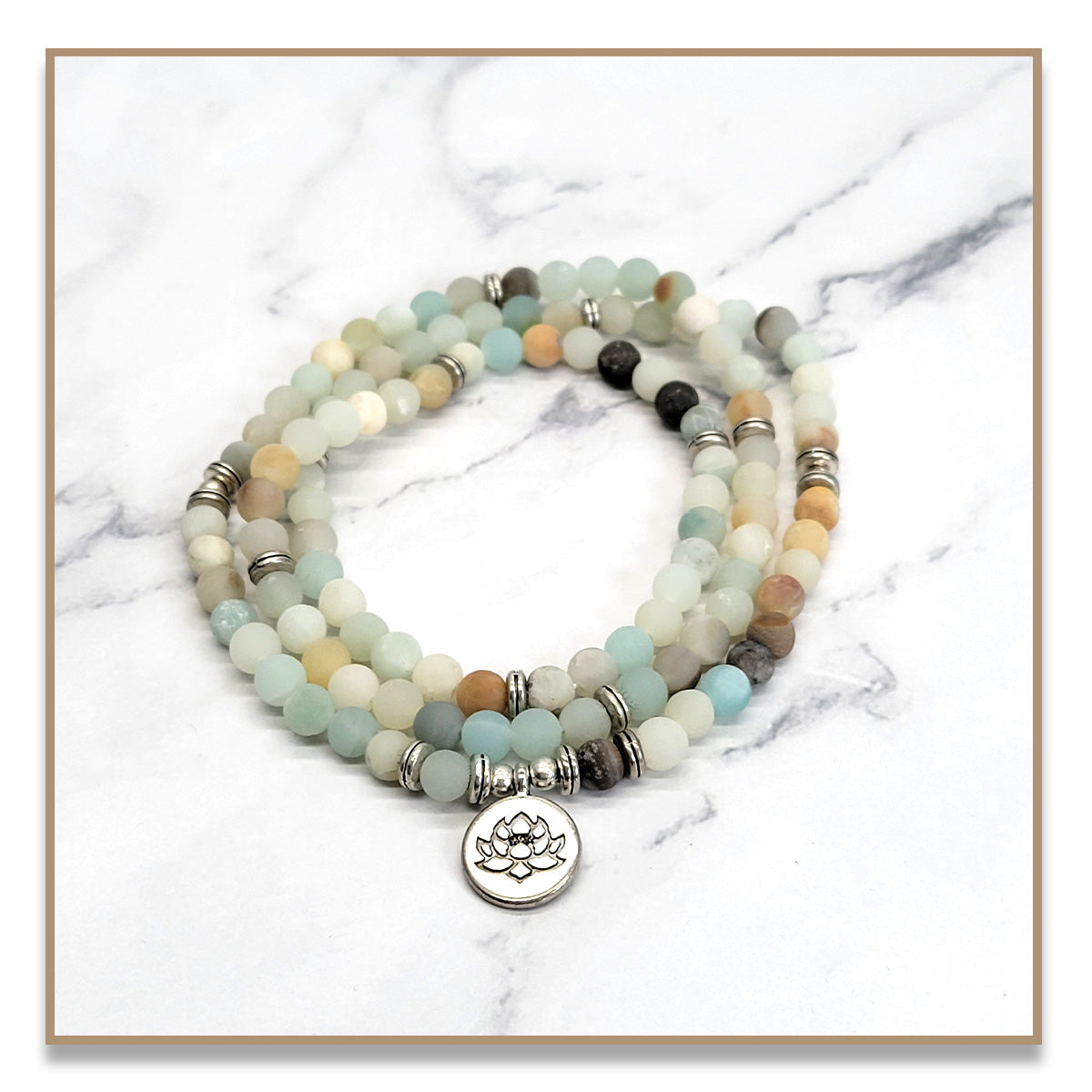 Amazonite Mala (8mm)