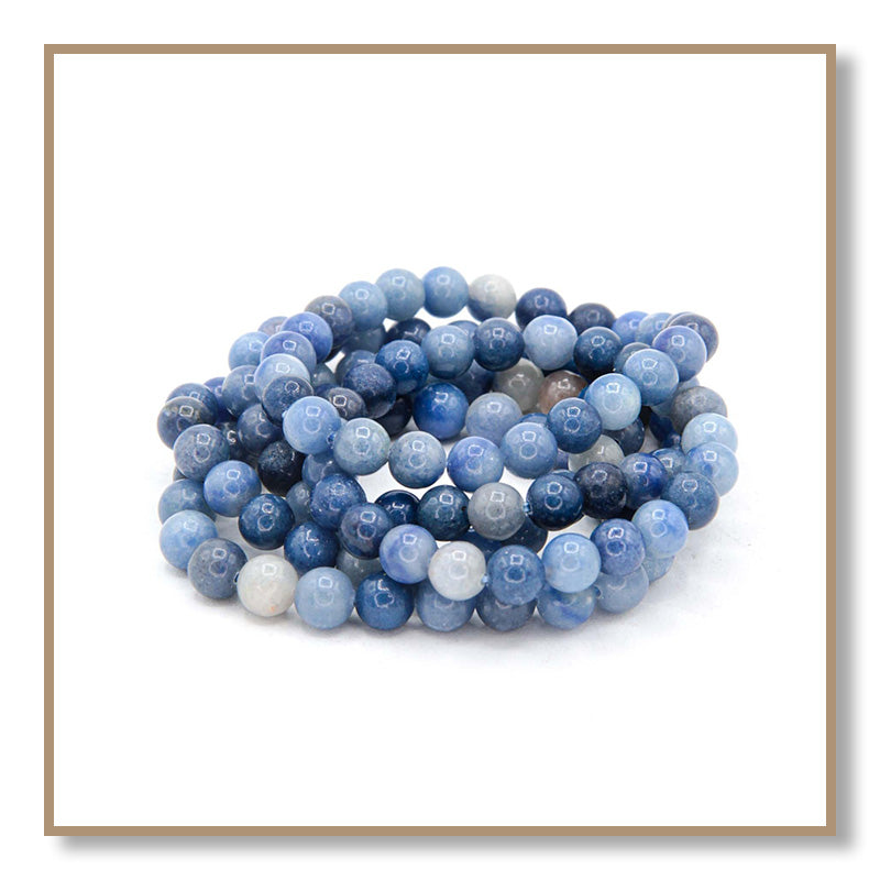 Blue Quartz Bracelet (8mm)