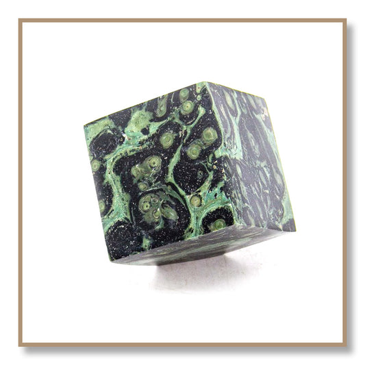 Kambaba Jasper Cube