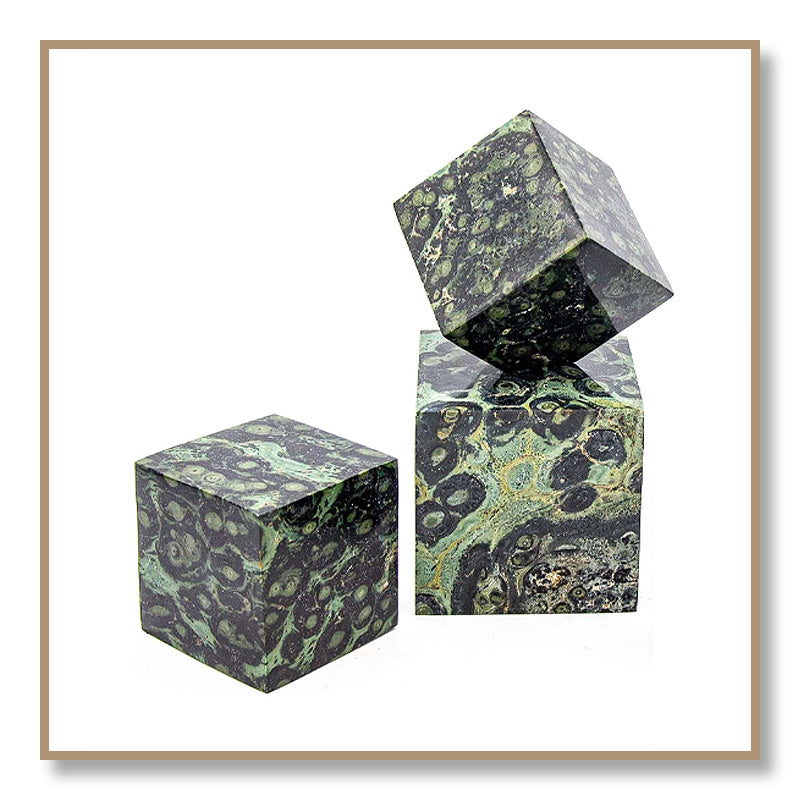 Kambaba Jasper Cube