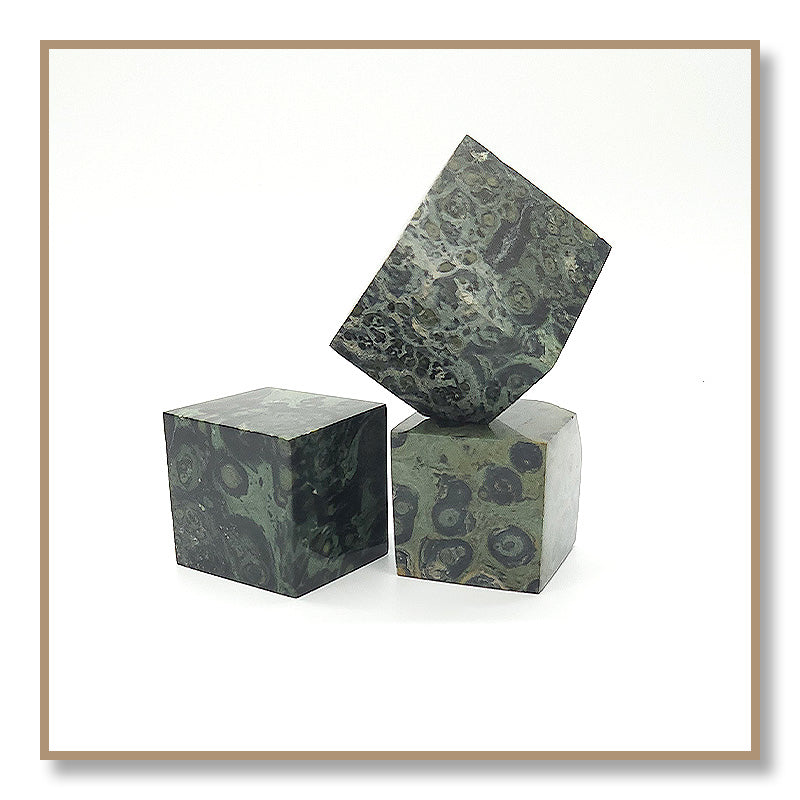 Kambaba Jasper Cube