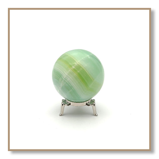 Pistachio Calcite Sphere