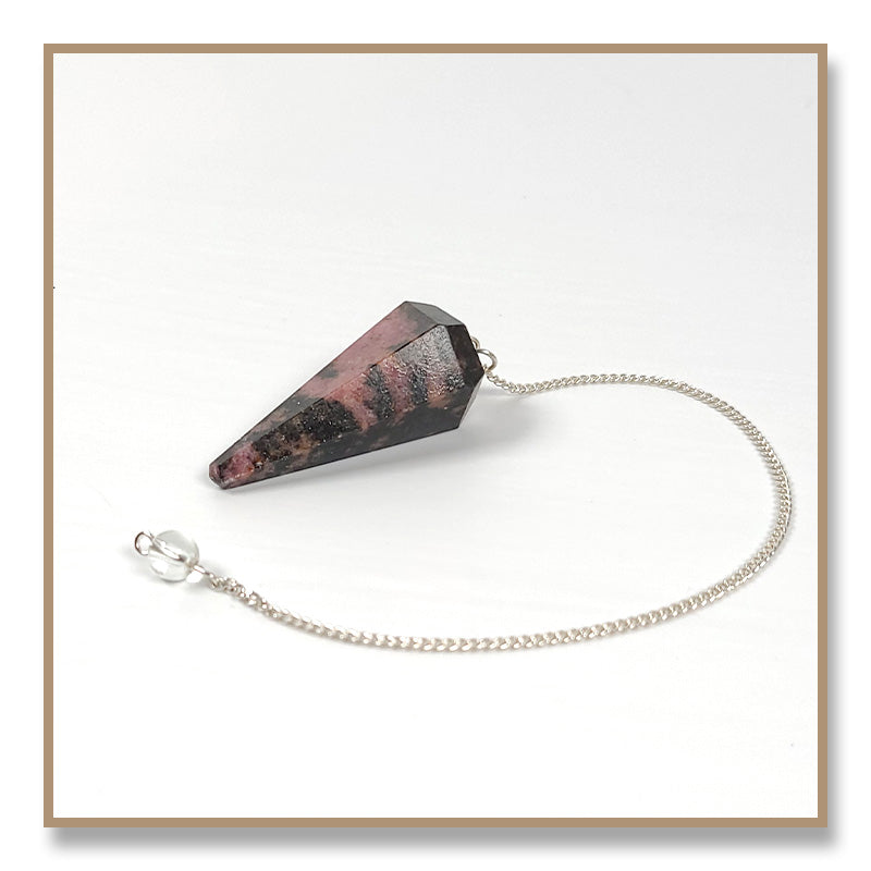 Rhodonite Pendulum