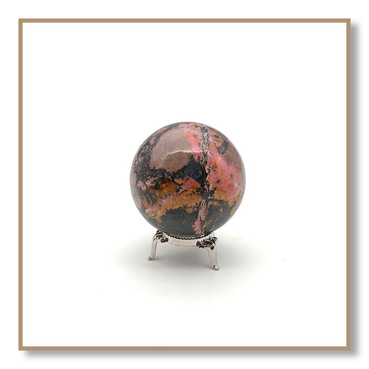 Rhodonite Sphere