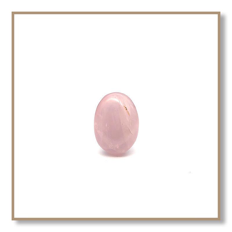 Rose Quartz Palm Stone