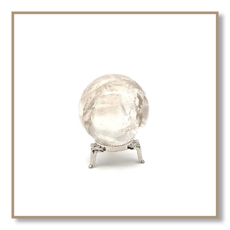 Crackle Quartz Sphere
