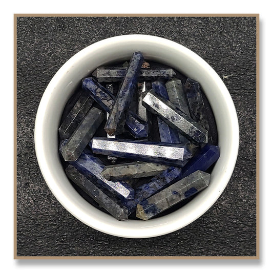 Sodalite Double Terminated Point (4-pack)