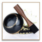 Tibetan Singing Bowl Set - Glossy Black - ( 4 inch )