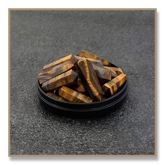 Golden Tiger's Eye Double Terminated Point (4-pack)